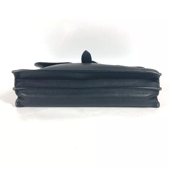 HERMES Briefcase Sac Adepeche 38 Bag Hand Bag Business bag Black/SilverHardware - Picture 9 of 15